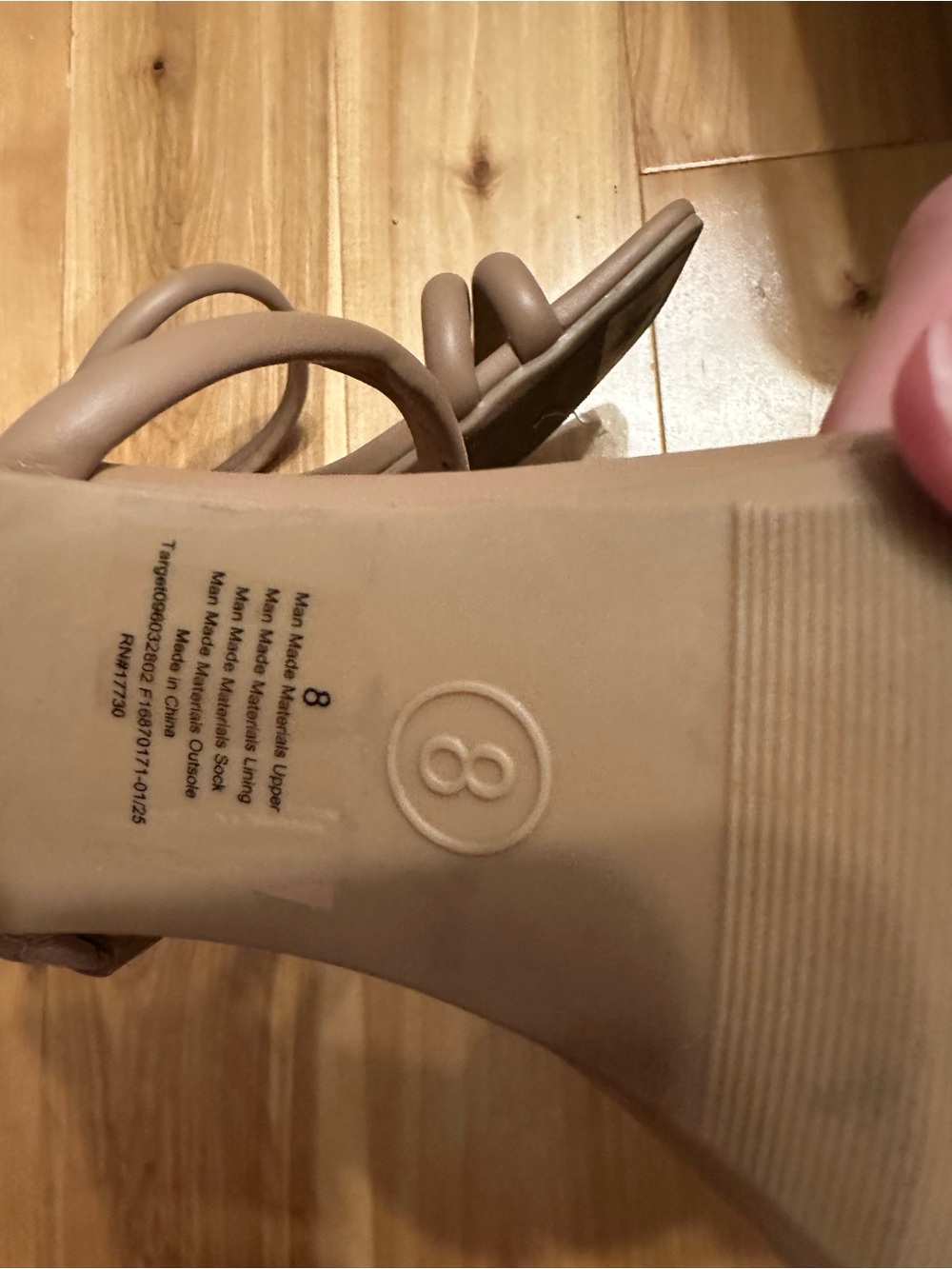 a new day Taupe Strappy Block Heel Sandals - Picture 3 of 3